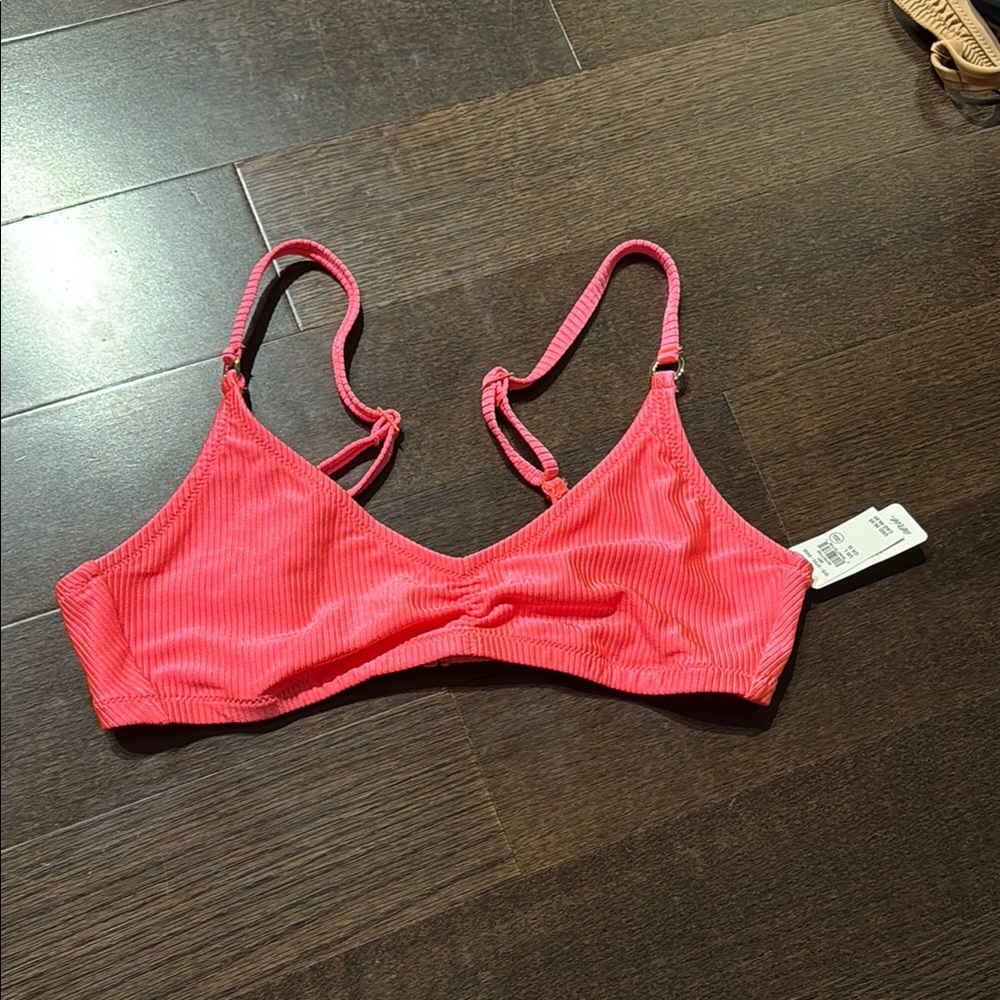 Hot pink bikini top